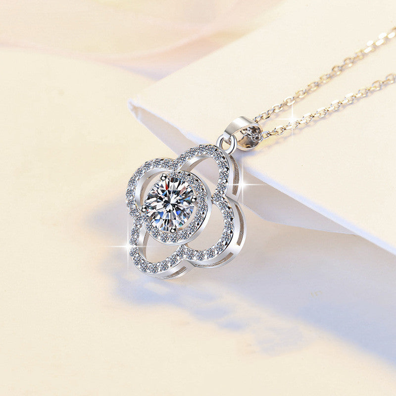 Moissanite Pendant Necklace