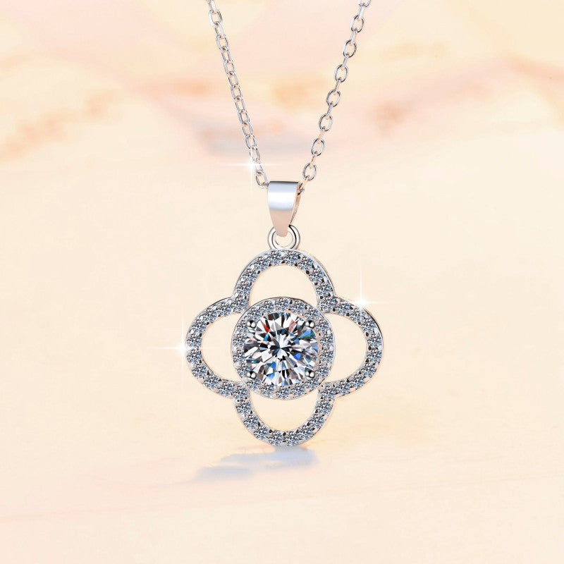 Moissanite Pendant Necklace