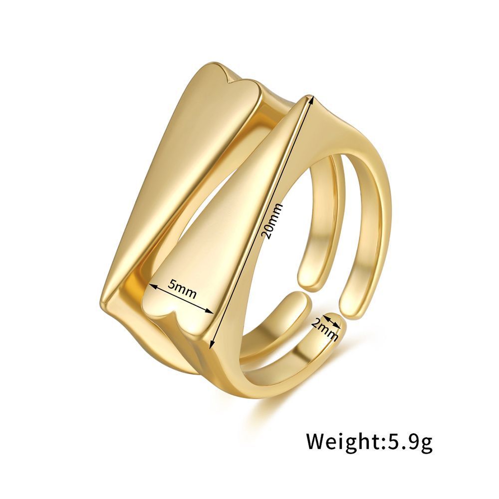 Paired Double Love Rings