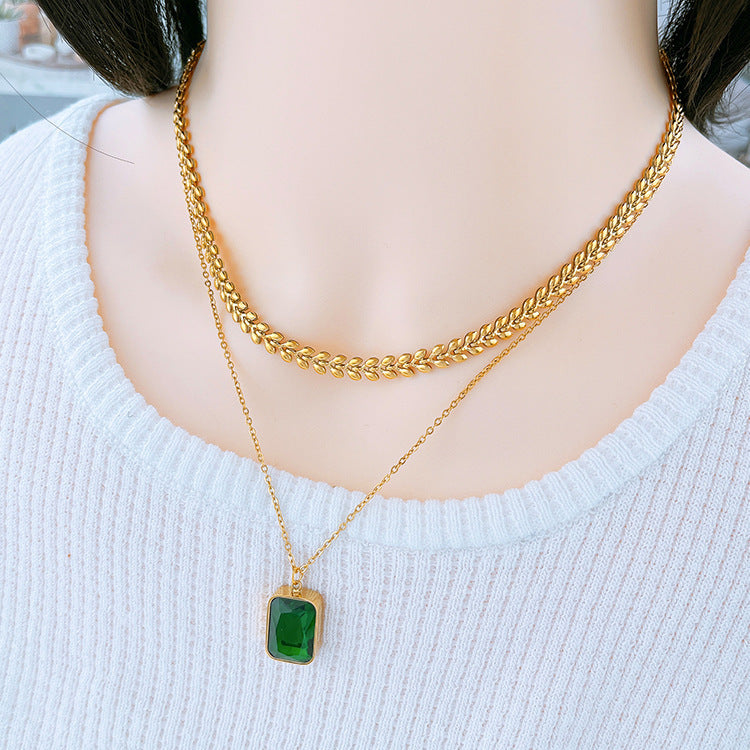 Emerald Necklace for women